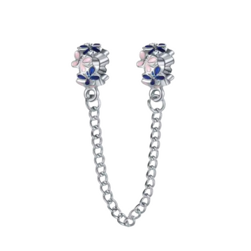 Charm C.S. Mariposa rosa y azul