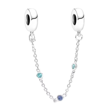 Charm C.S. Piedras azules y morada