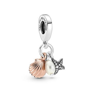 Charm Concha perla y estrella
