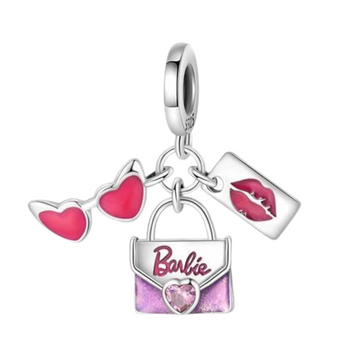 Charm Lentes bolso y beso Barbie