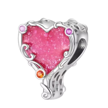 Charm Corazon alargado Barbie