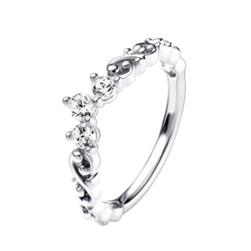 Anillo tiara remolino