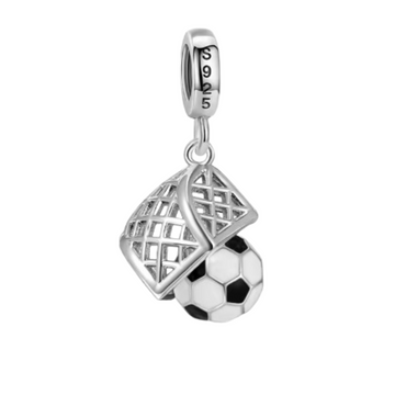Charm Pelota de futbol con portera