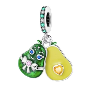 Charm Aguacate pareja corazon