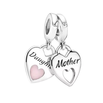 Charm corazon madre e hija
