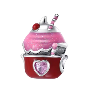 Charm Helado de fresa