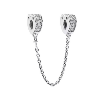 Charm C.S. Corazon de piedras plata