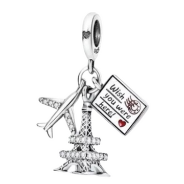 Charm Torre Eiffel y avion