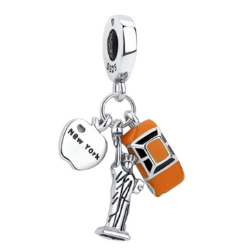 Charm Kit New York estatua y carro