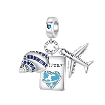 Charm Caracol avion pasaporte