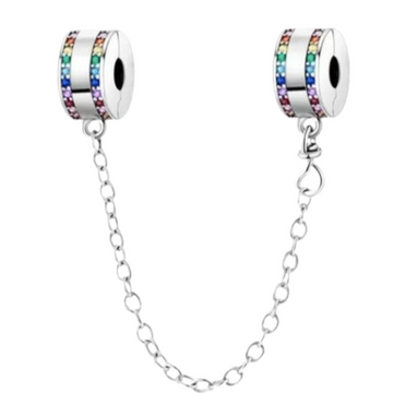 Charm C.S. Clip brillos de color