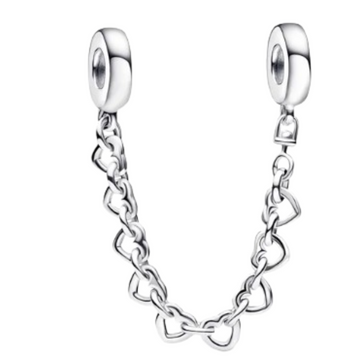 Charm C.S. circulo liso plata