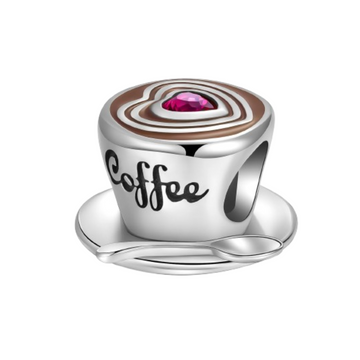 Charm Taza corazon rojo