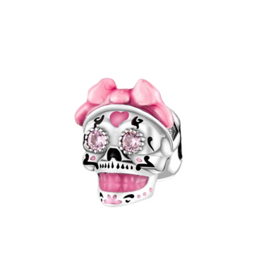 Charm Cara catrina rosa