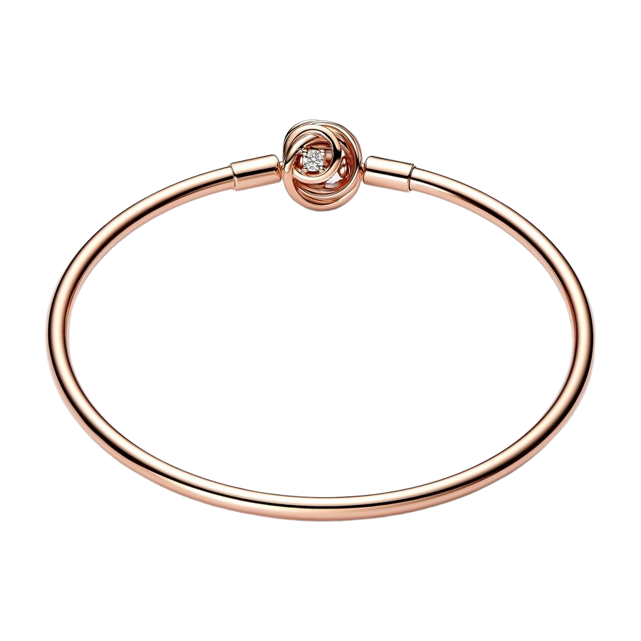 Pulsera Golden rose Moments Rígida Cierre Envuelto