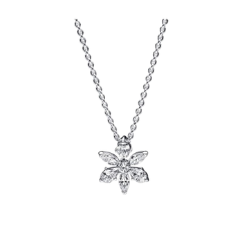 Collar Flor adiamantada