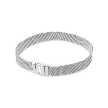 Brazalete plano plata
