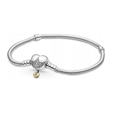 Brazalete corazon con colgante