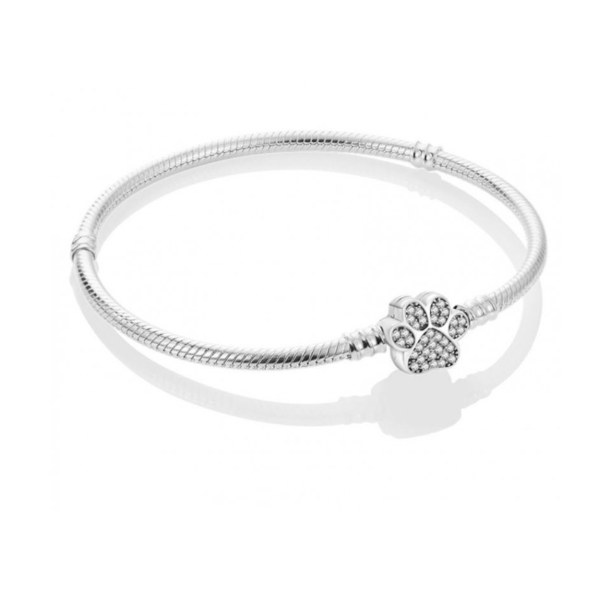 Brazalete huella diamantes