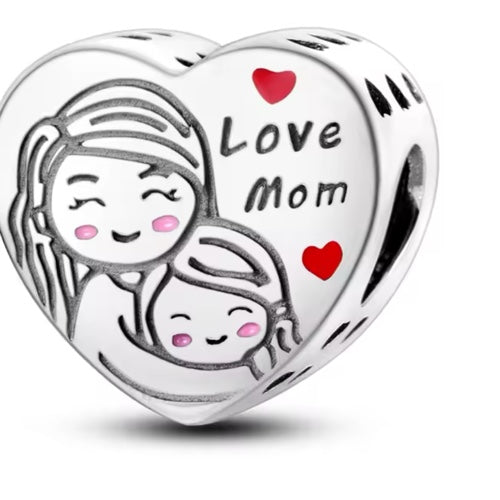 Charm Corazon te quiero mama