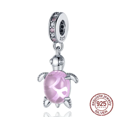 Charm Tortuga Rosa