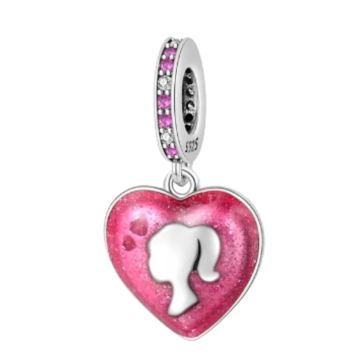 Charm corazon de barbie