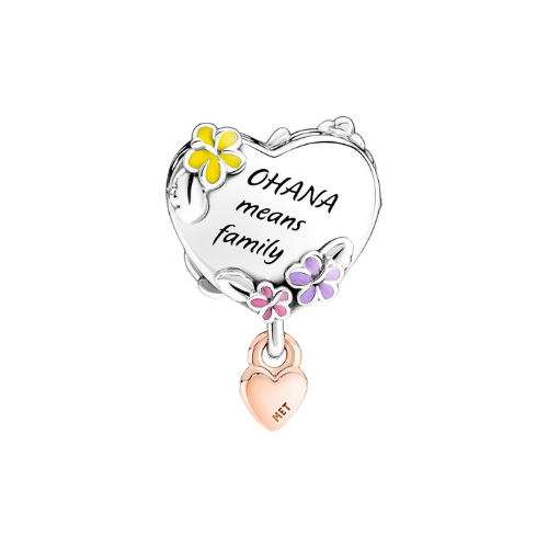 Charm Lilo y Stich "Ohana Significa Familia"