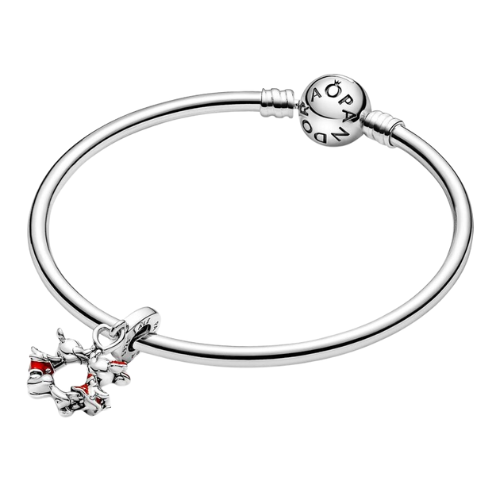 Charm Colgante Beso de Mickey y Minnie Mouse de Disney