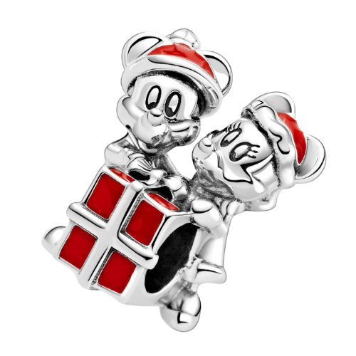 Charm Regalo de Mickey Mouse y Minnie Mouse de Disney