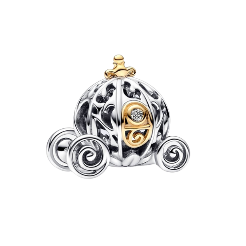 Charm Carruaje Encantado de Cenicienta 100 Aniversario de Disney con Diamante sintético