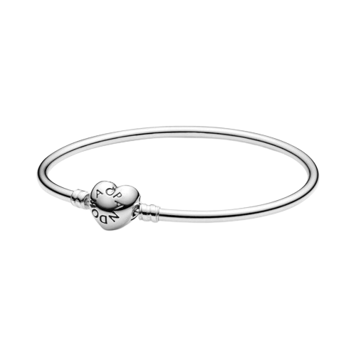 Pulsera rígida Moments con cierre Corazón para charms