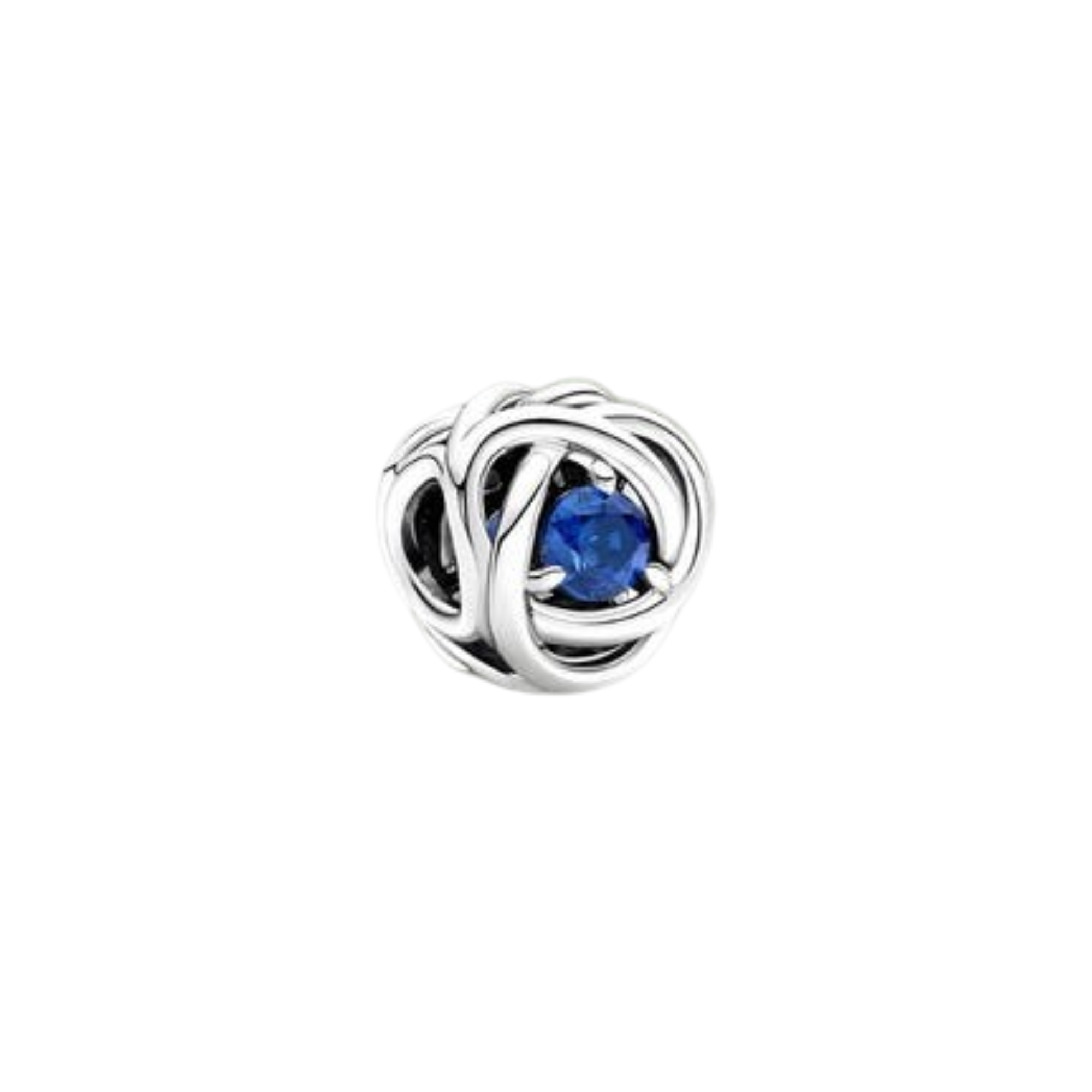 Charm Abalorio circulo azul - FELIX Brazaletes y charms