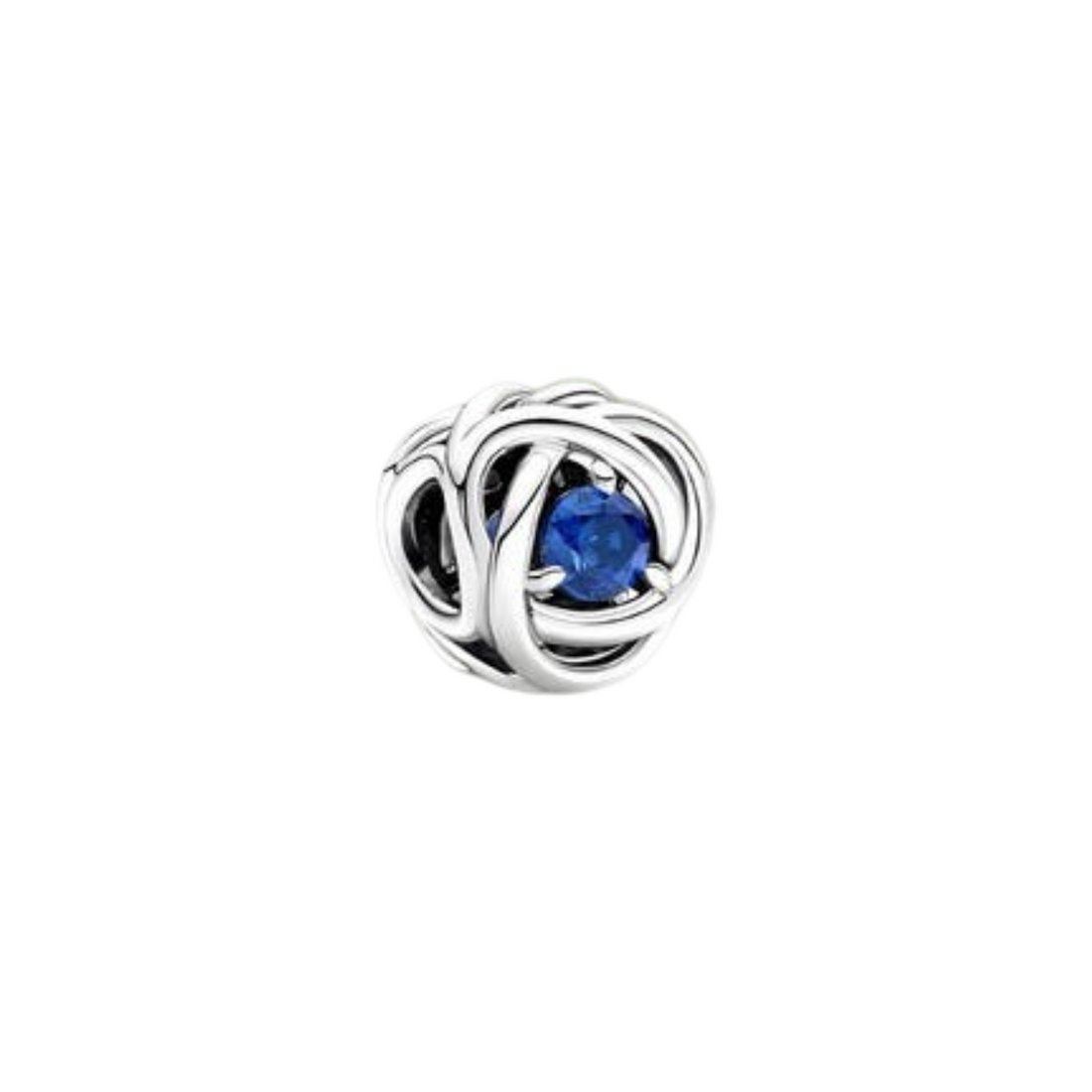 Charm Abalorio circulo azul - FELIX Brazaletes y charms