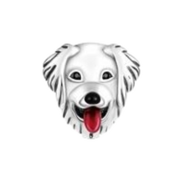 Charm Perro sacando la lengua