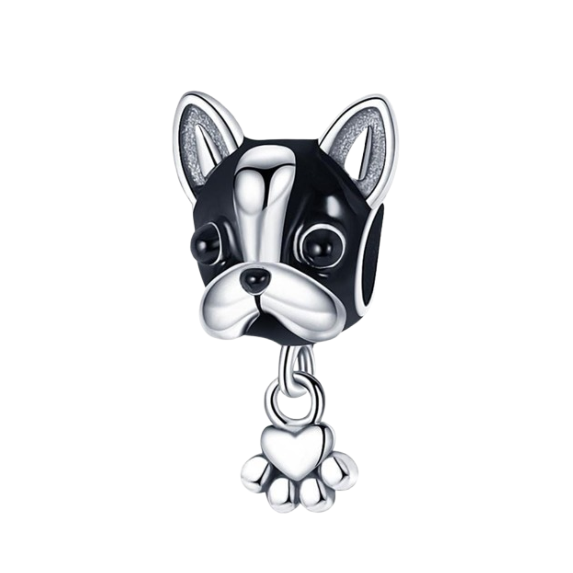 Charm Perro negro bull dog