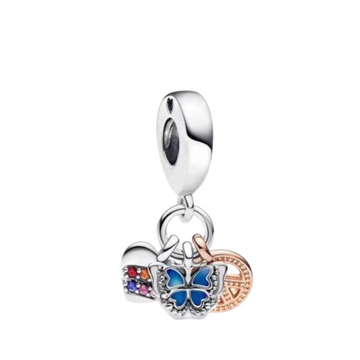 Charm Paz mariposa corazon