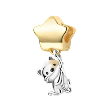 Charm Gato colgado de estrella