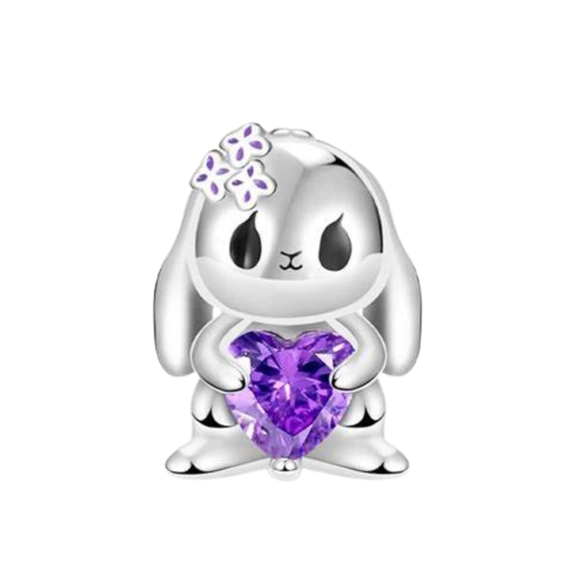 Charm Conejo morado