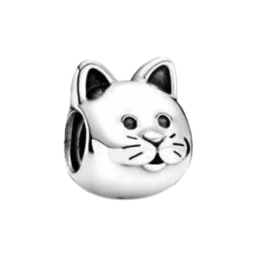 Charm Cabeza Gato gris - FELIX Brazaletes y charms