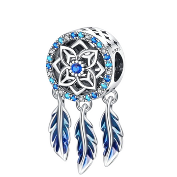 Charm atrapasueños mantra azul - FELIX Brazaletes y charms
