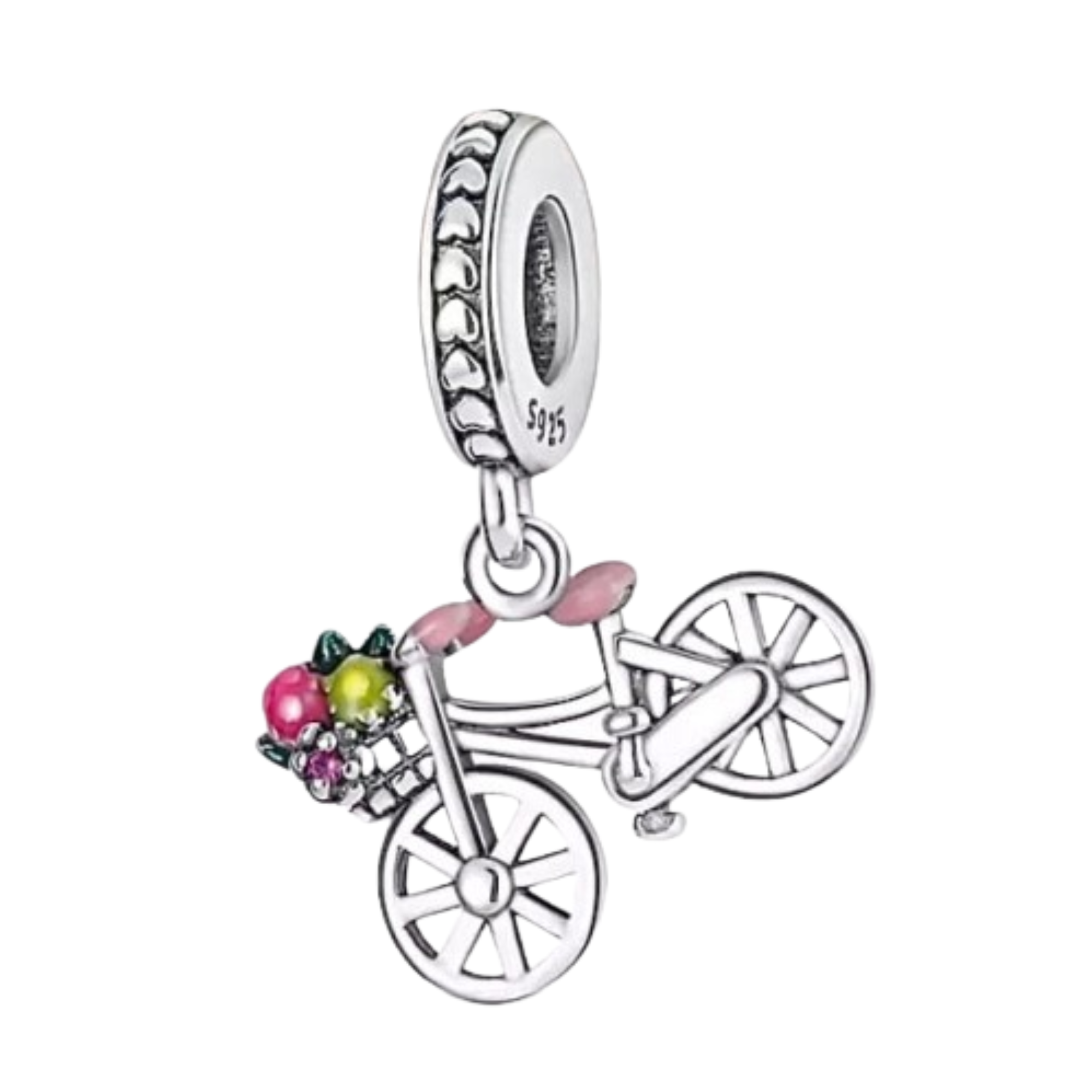 Charm Bicicleta Flores - FELIX Brazaletes y charms