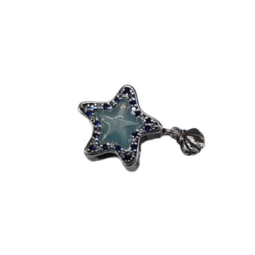 Charm Estrella brillos y concha