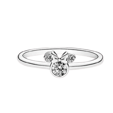 Anillo Minnie adiamantada