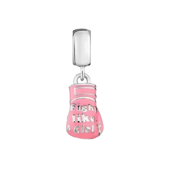 Charm Guantes de Box rosa
