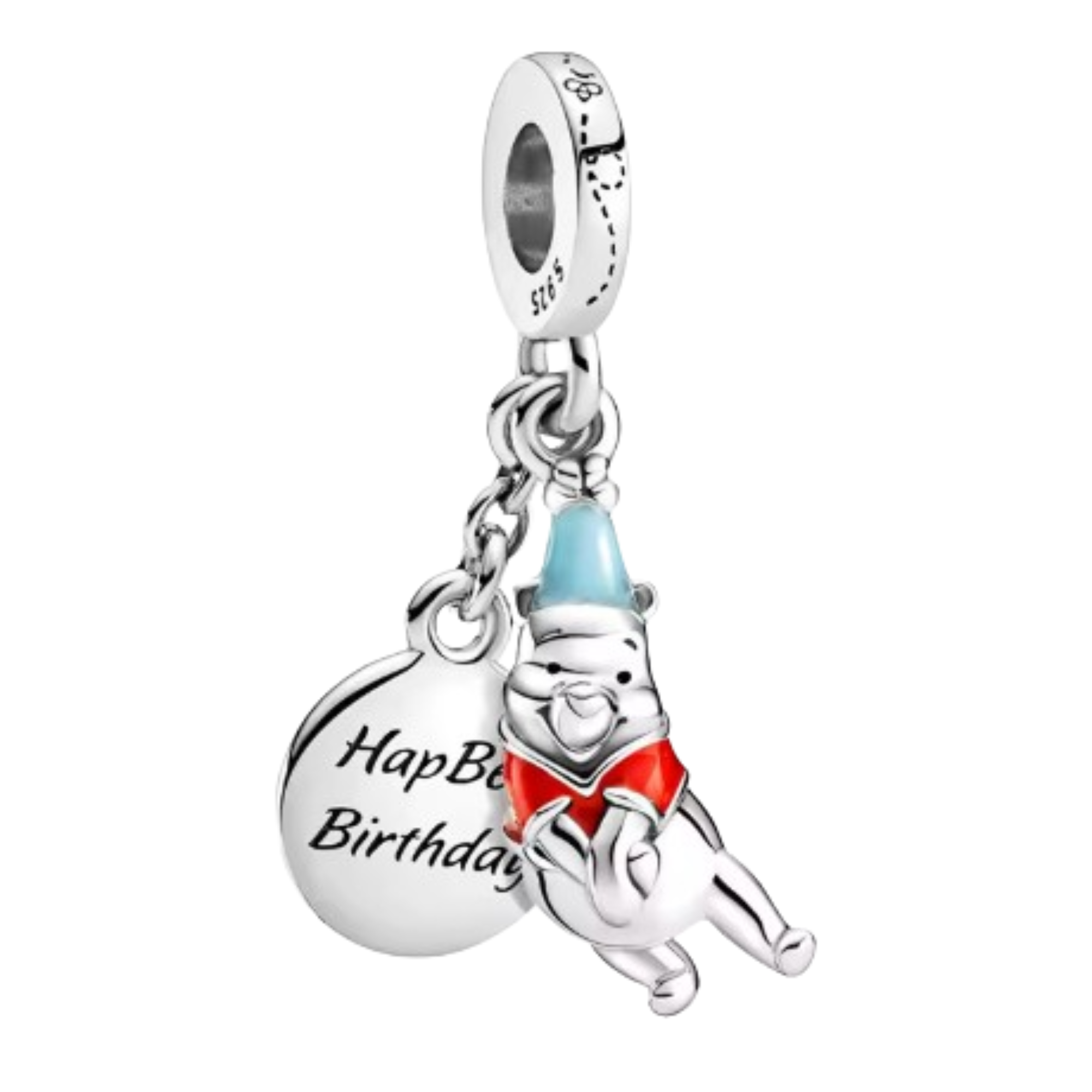 Charm Winnie the poo happy birthday
