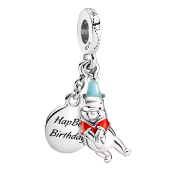 Charm Winnie the poo happy birthday
