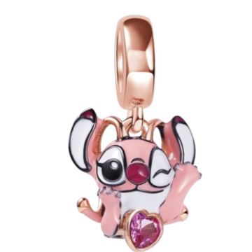 Charm stich rosa