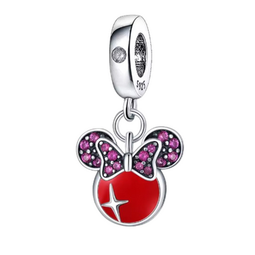Charm Minnie mouse orejas