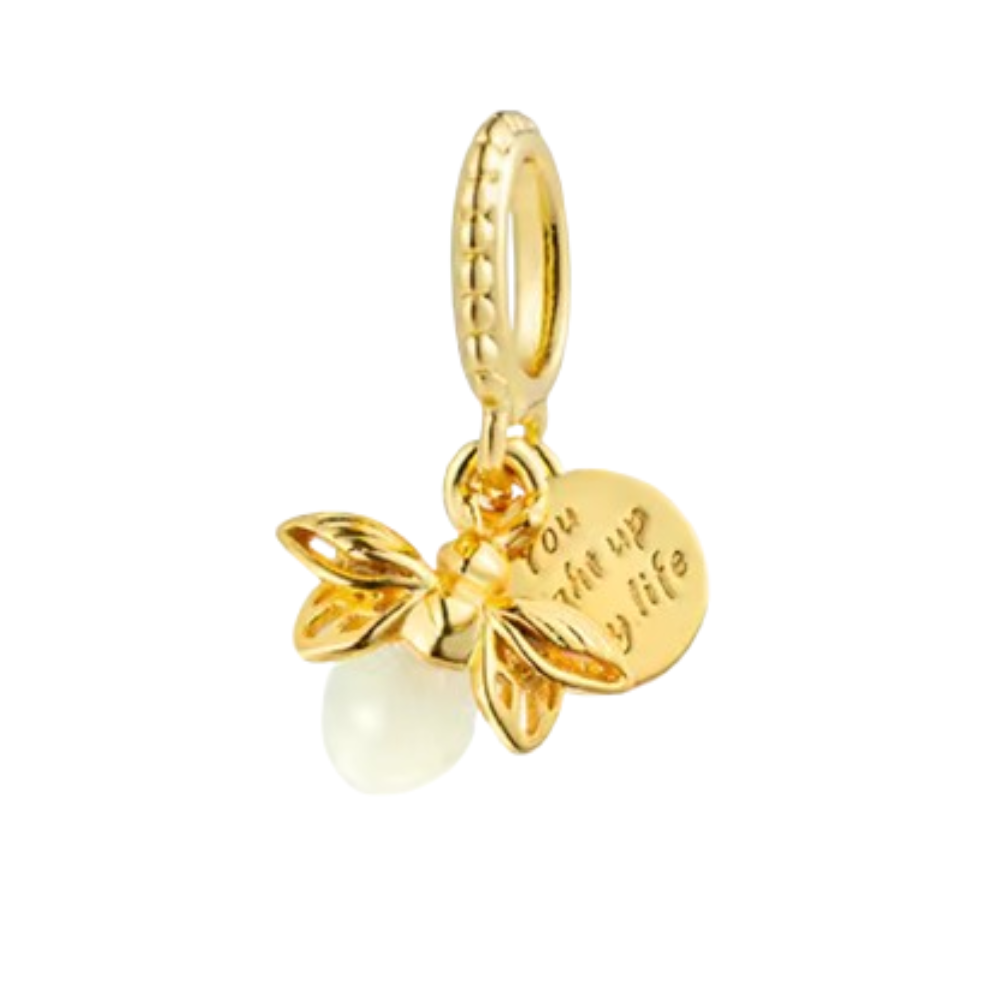 Charm Luciernaga Evangeline dorada