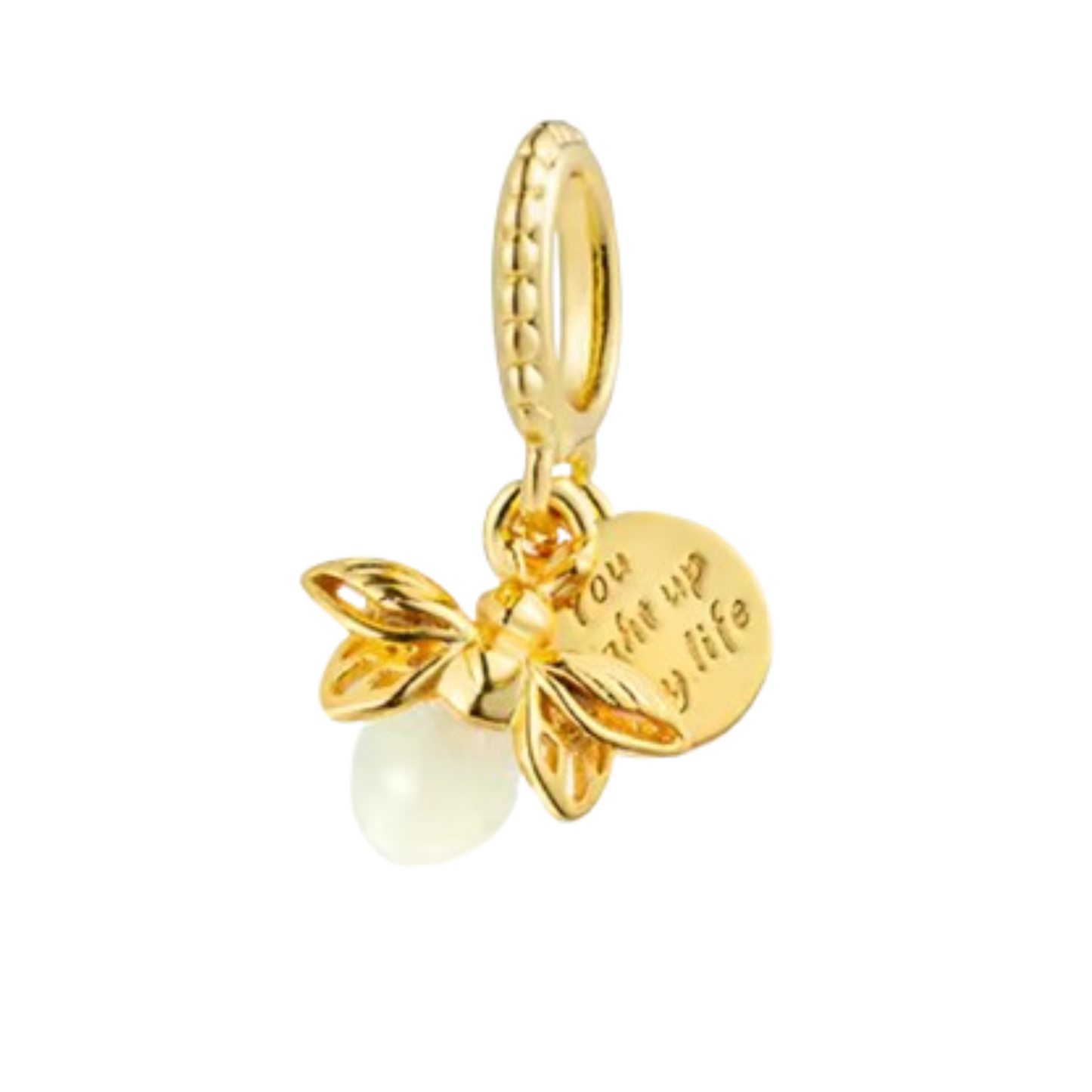 Charm Luciernaga Evangeline dorada